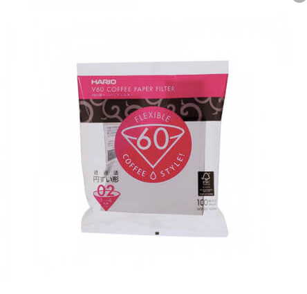 HARIO PAPERS V60 2CUP 40PK